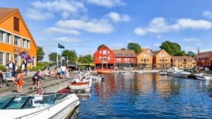 Kristiansand temperaturen, klimaat en het weer per maand