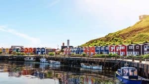 Helgoland temperaturen, klimaat en het weer per maand