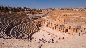Jerash temperaturen, klimaat en het weer per maand
