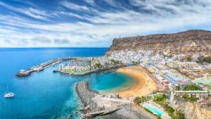 Puerto de Mogán temperaturen, klimaat en het weer per maand
