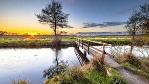 Friesland temperaturen, klimaat en het weer per maand